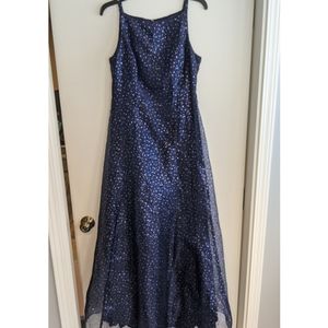 Navy Sparkly Prom Dress